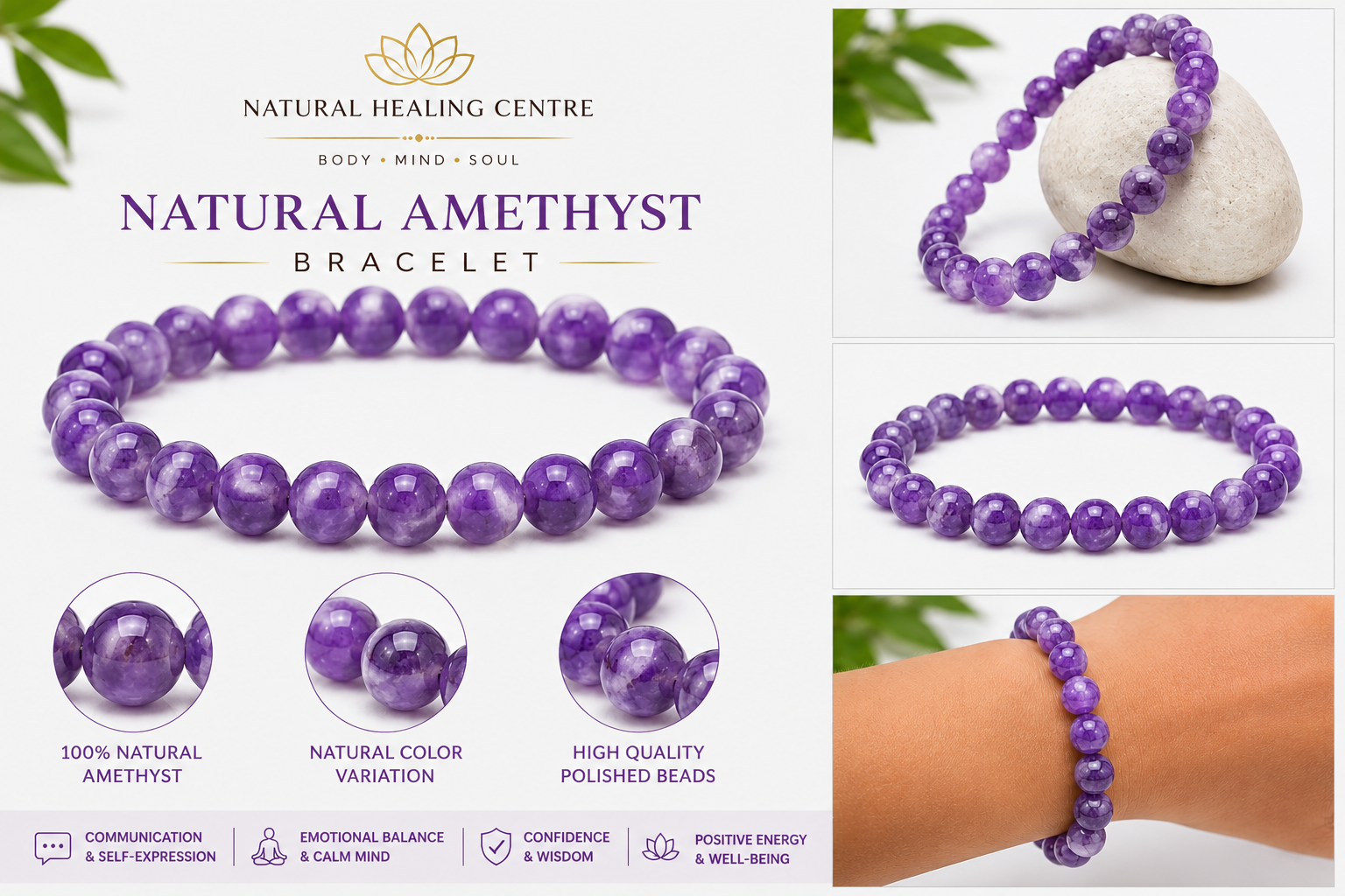 Amethyst Bracelet - Image 2